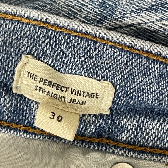 Madewell The Perfect Vintage Straight Jean Becker Wash Button Fly N3915 - Picture 12 of 13